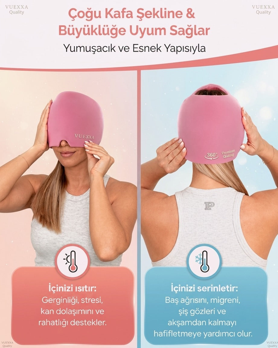 Migren Rahatlatma Bandı- Sıcak/Soğuk Terapi